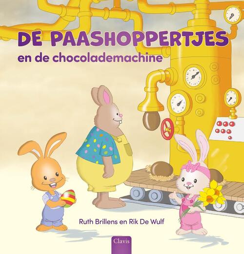 De paashoppertjes en de chocolademachine