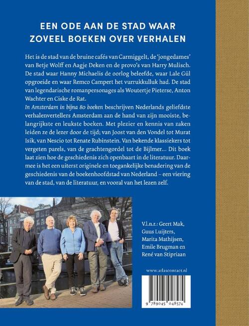 Amsterdam in bijna 80 boeken