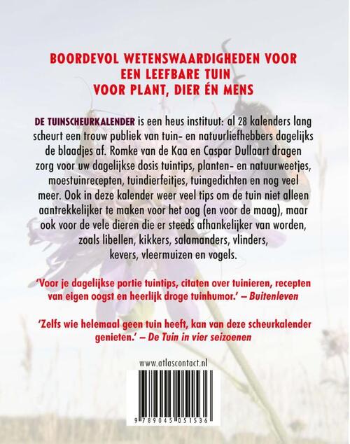 Tuinscheurkalender 2026