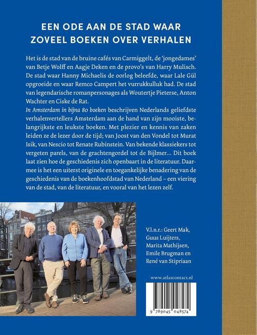 Amsterdam in bijna 80 boeken
