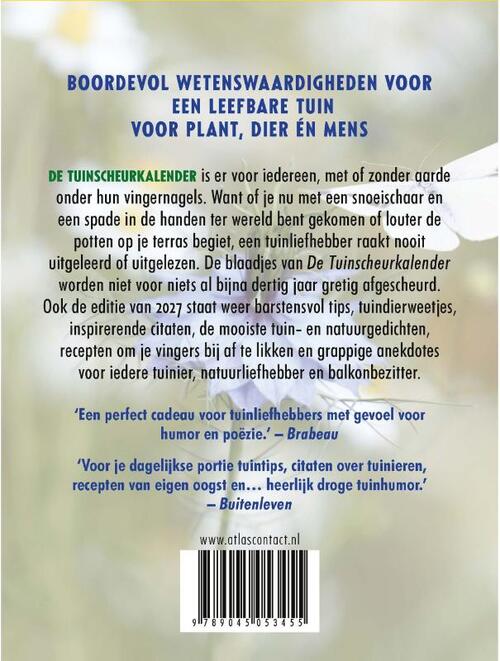 Tuinscheurkalender 2027