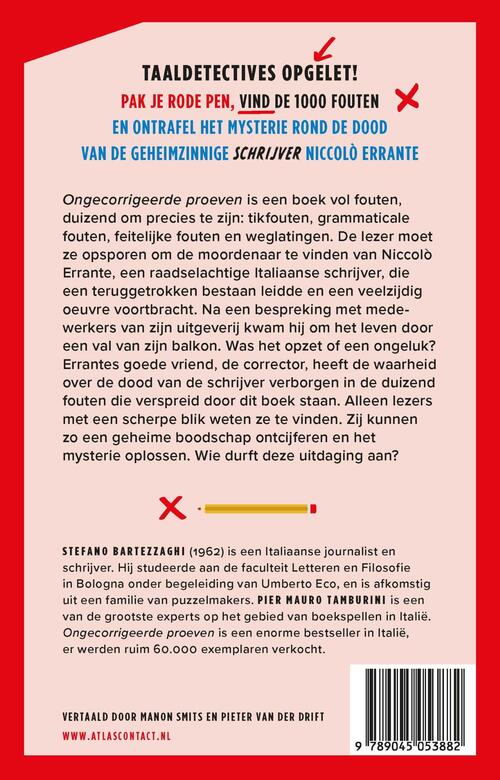 Ongecorrigeerde proeven