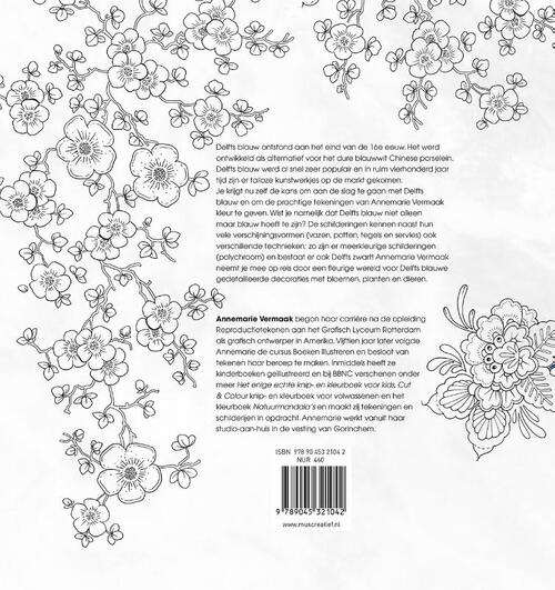 Delfts Blauw flora & fauna kleurboek
