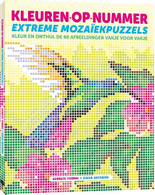 Kleuren-op-nummer: extreme mozaïekpuzzels