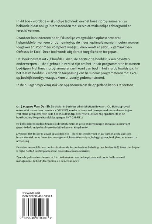 Lineair programmeren voor het management