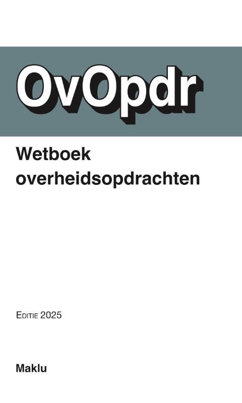 Wetboek overheidsopdrachten