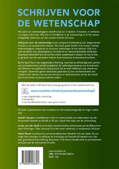Schrijven voor de wetenschap