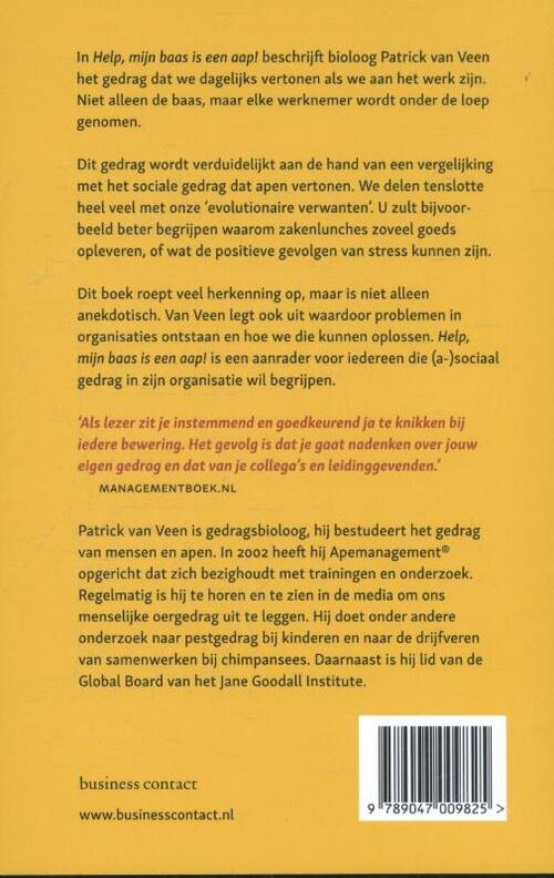 Help mijn baas is een aap!