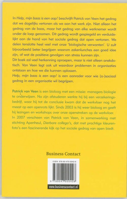 Help, mijn baas is een aap!