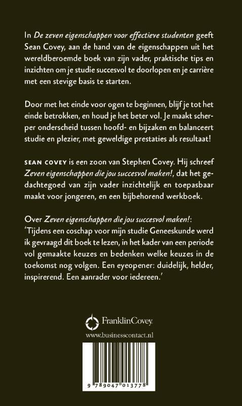 De zeven eigenschappen voor effectieve studenten