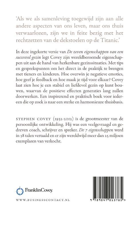 De zeven eigenschappen van een sterk gezin