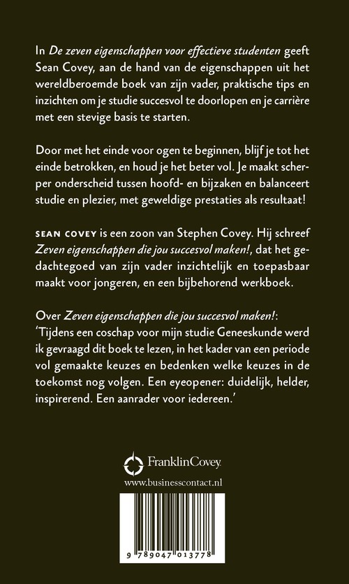 De zeven eigenschappen voor effectieve studenten