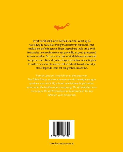 De 5 frustraties van teamwork - werkboek