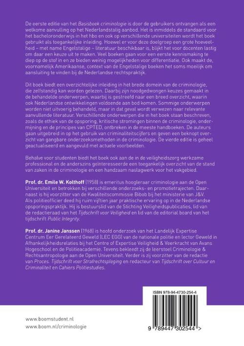 Basisboek criminologie
