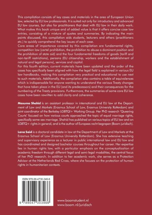 Cases and Materials European Union Law