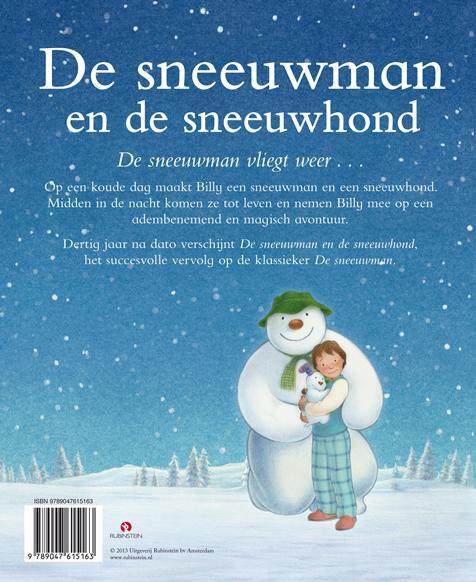 De Sneeuwman en de sneeuwhond, gebaseerd op de karakters van Raymond Briggs, Prentenboek