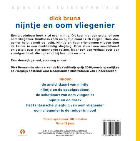 Nijntje En Oom Vliegenier, Boek Met CD, Dick Bruna