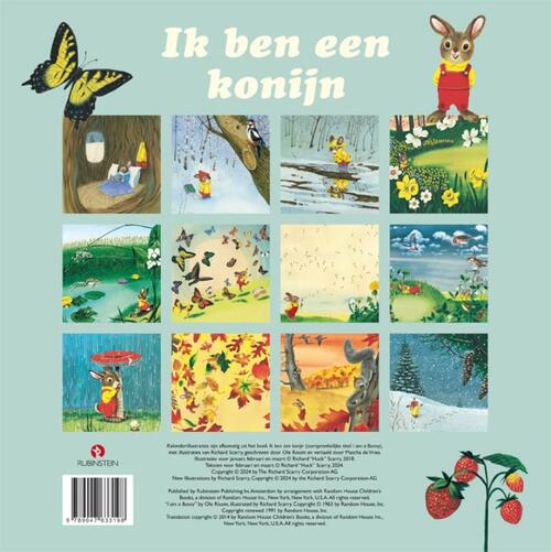 Ik ben een konijn verjaardagskalender