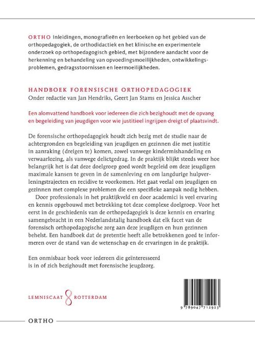 Handboek Forensische orthopedagogiek