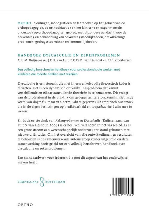 Handboek dyscalculie en rekenproblemen