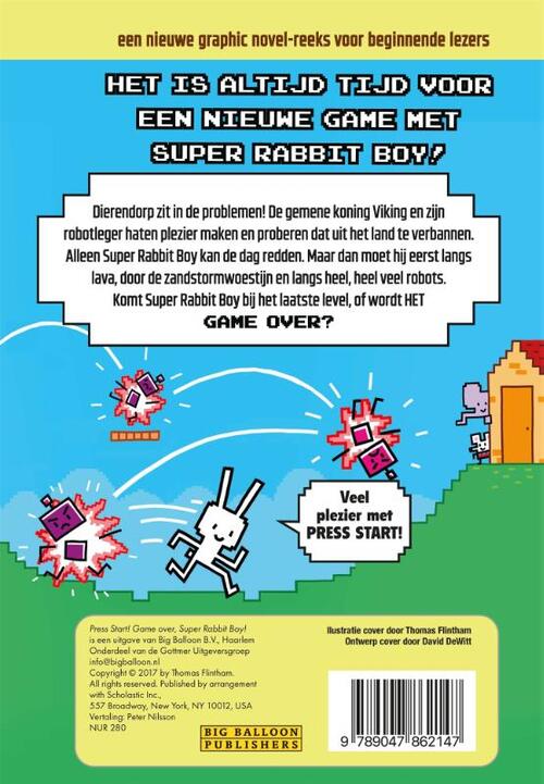 Game over, Super Rabbit Boy!