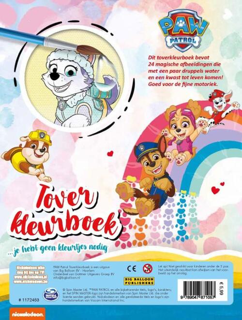 Toverkleurboek Paw Patrol