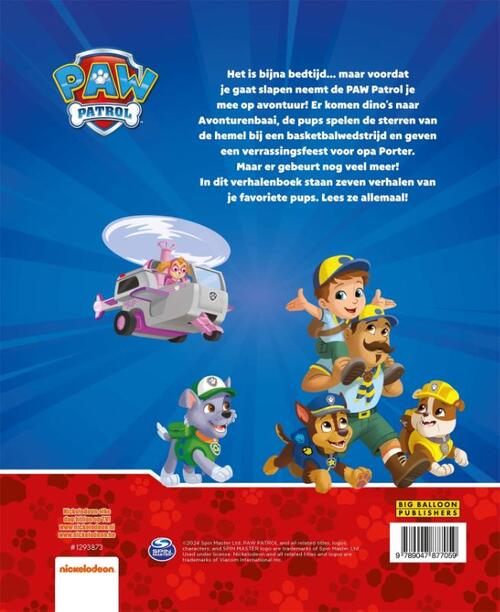 Verhaaltjes van PAW Patrol voor het slapengaan