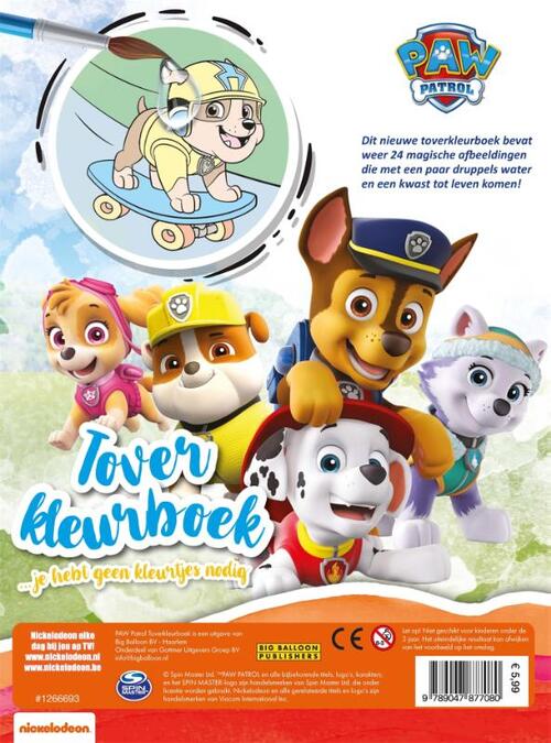 Toverkleurboek van PAW Patrol