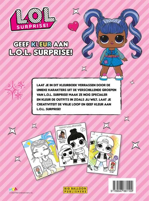 Geef kleur aan L.O.L. Surprise!
