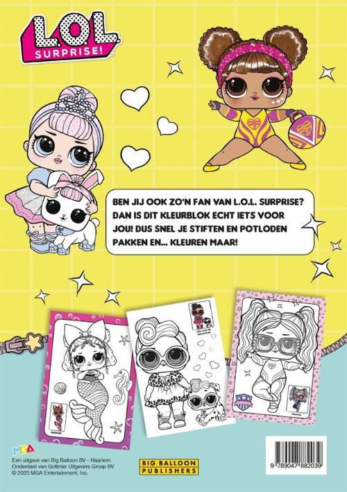 L.O.L. Surprise! kleurblok