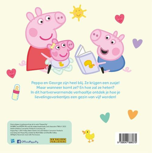 Peppa krijgt een zusje