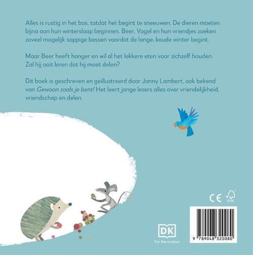 Beer en vogel leren delen