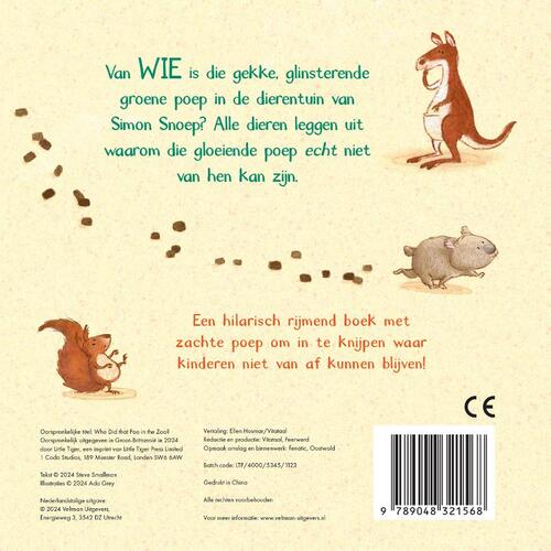 Van wie is die poep in de dierentuin?