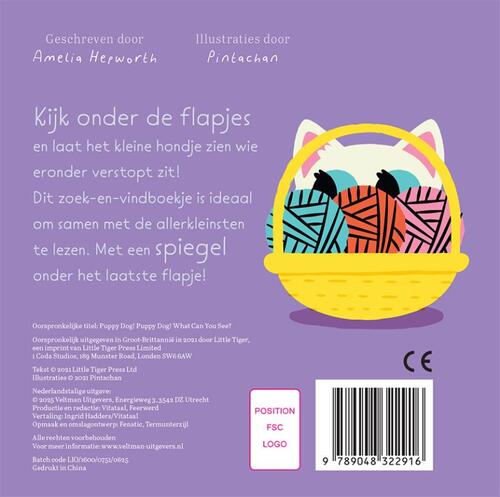 Lief klein hondje, wat zie je daar?