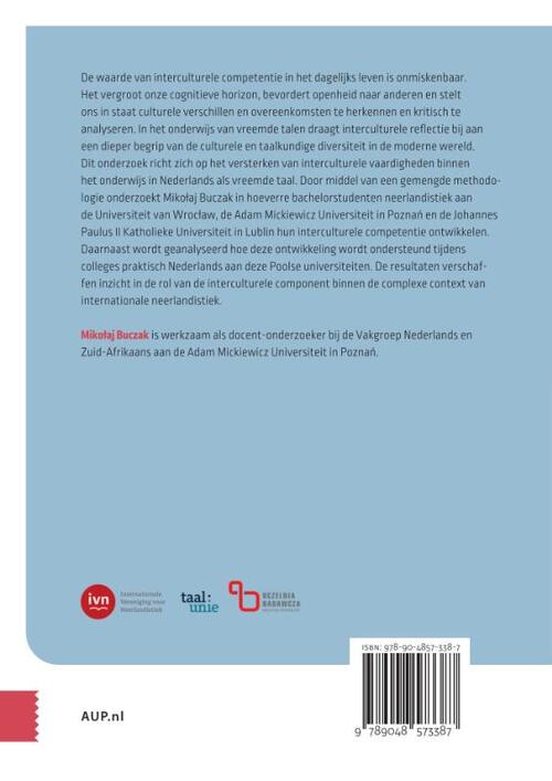Interculturele competentie in het universitair onderwijs in Nederlands als vreemde taal