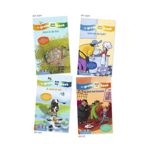 Pakket Grote AVI-boeken (4 titels)