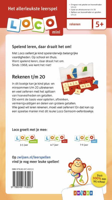 Semsom plus- en minsommen, splitsen tot 20