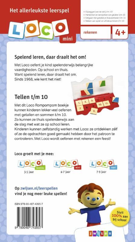 Loco mini Rompompom ik leer tellen t/m 10