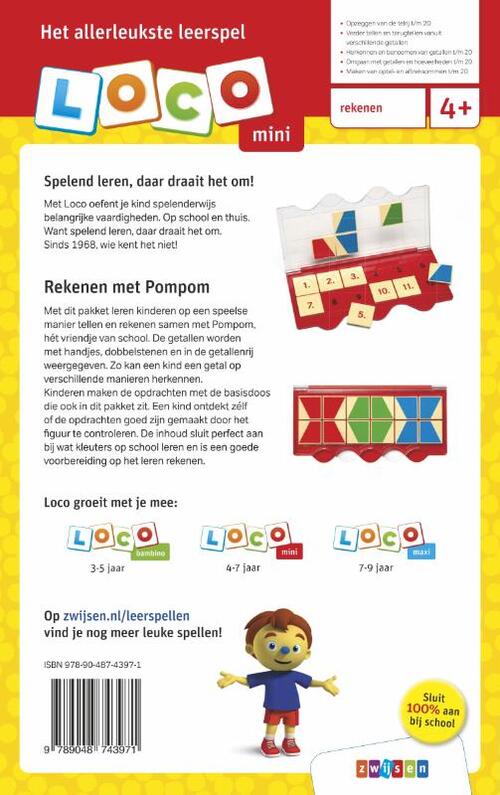 Rompompom pakket rekenen