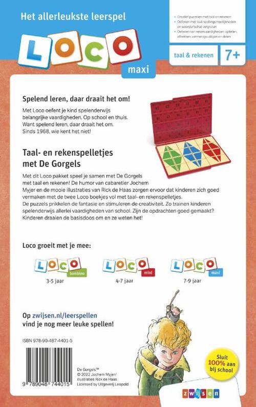 Loco maxi De Gorgels pakket taal & rekenen