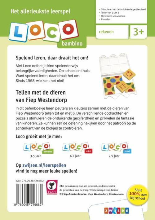 Fiep Westendorp tellen met dieren