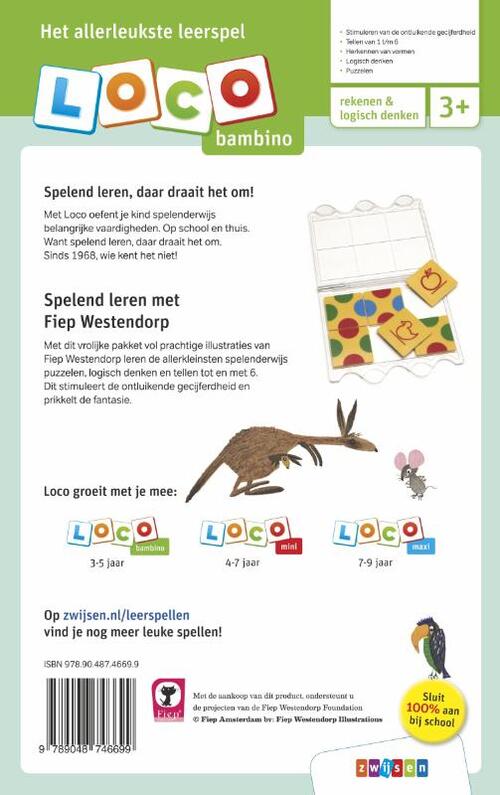 Fiep Westendorp pakket spelen & tellen met dieren