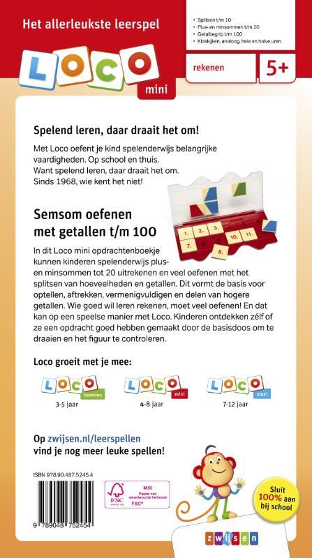 Loco mini semsom oefenen met getallen t/m 100