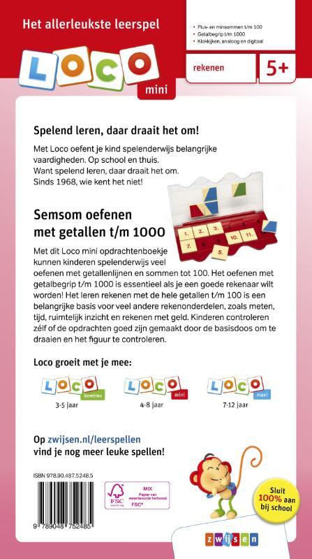 Loco mini semsom oefenen met getallen t/m 1000