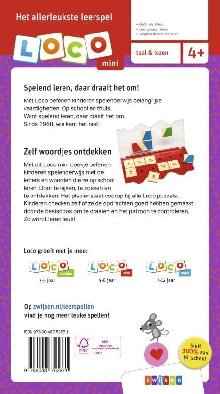 Loco mini Letterplons ik leer woordjes