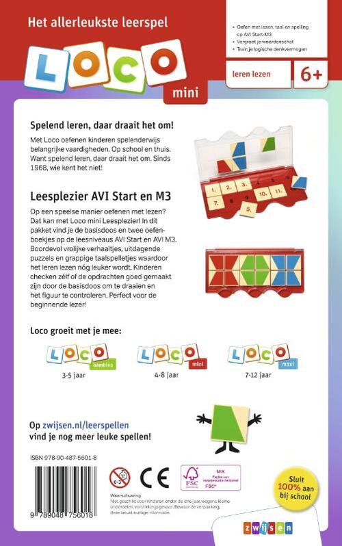 Loco mini pakket Leesplezier AVI Start - M3