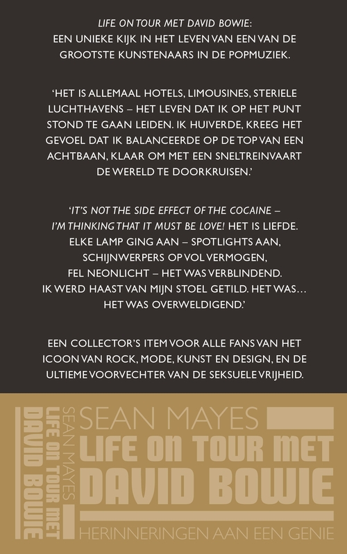 Life on tour met David Bowie