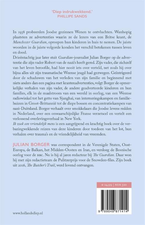 Ik zoek een vriendelijk mens