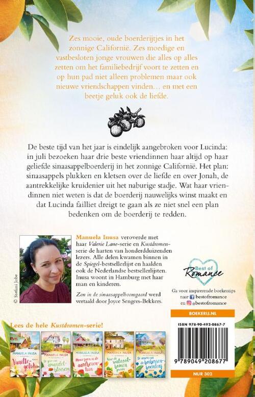 Zon in de sinaasappelboomgaard