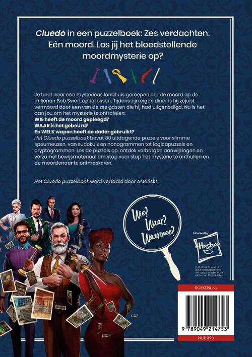 Het Cluedo puzzelboek